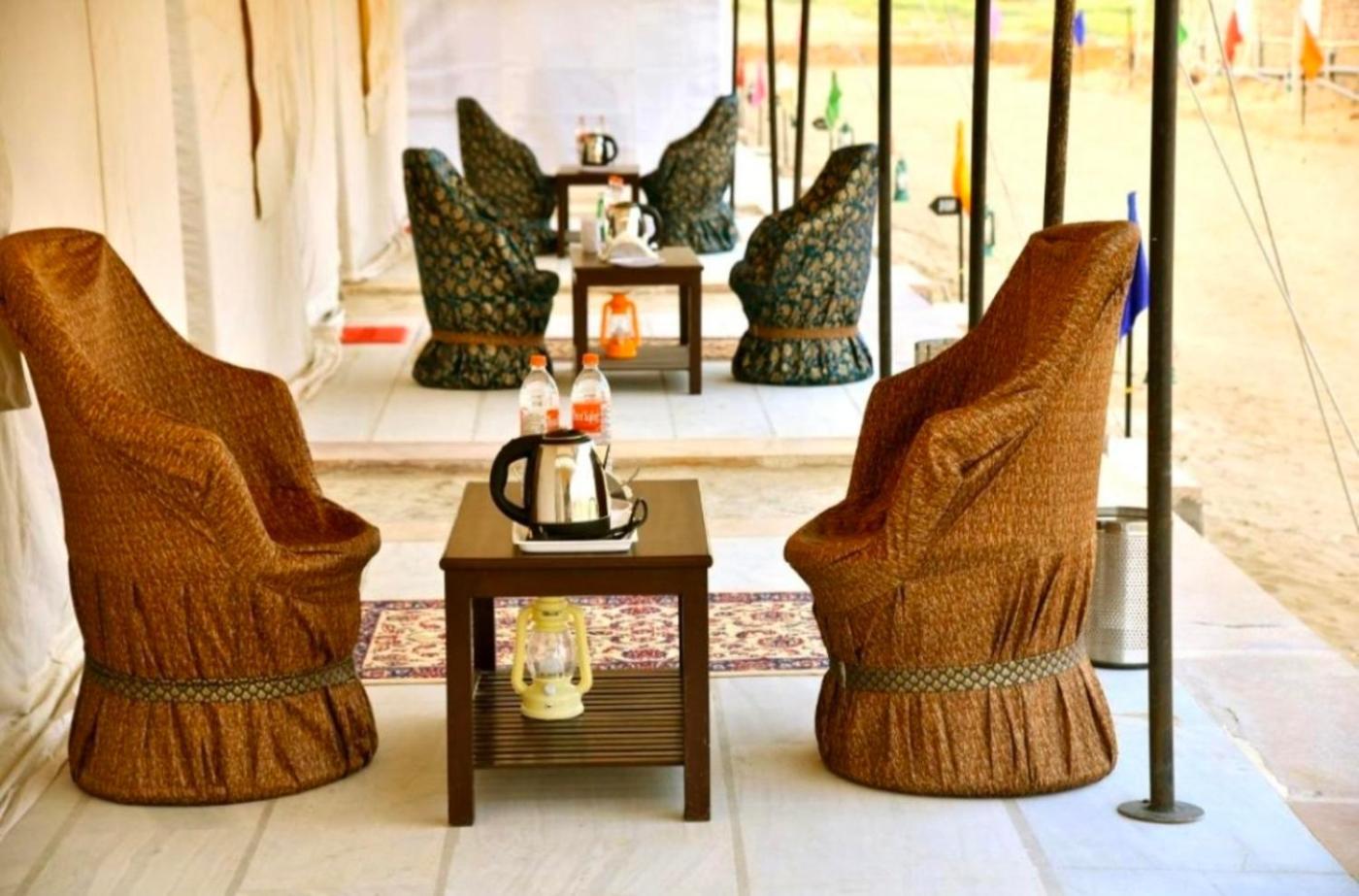The Saffron Desert Camp Jaisalmer Exterior photo